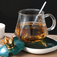 Ensemble de tasses en verre 2024, boîte cadeau, tasses à café, tasse chauffante électrique, chauffe-tasse USB pour bureau
