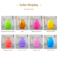 Capsules en PP en forme d'œuf 8*11cm pour jouets figurines enfants, colorées, pour distributeur automatique, en boîte