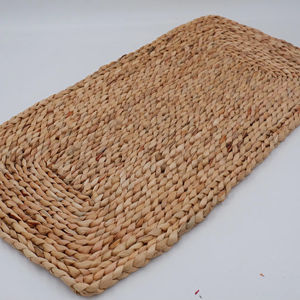 Alfombra de Meditación Tejida a Mano de Jacinto de Agua, Cojín de Asiento Natural Ecológico, Cojín de Yoga para Mindfulness y Decoración del Hogar - Product Image 1