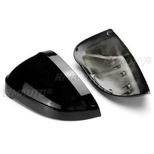 Coque de rétroviseur chromée noire pour Audi A4 B9 S4 A5 S5 RS5 2016 2017 2018 2019 2020 2021 2000 - Product Image 4