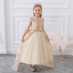 Vestido Formal Largo Hasta el Suelo para Niñas, Diseño Floral de Satén para <span class=keywords><strong>Cumpleaños</strong></span> de <span class=keywords><strong>Adolescentes</strong></span> de 14 Años, Suministro ODM para Primavera - Product Image 2