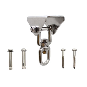 Crochet de plafond pivotant à 304 degrés, matériel suspendu pour hamac, chaise pivotante, yoga, boxe, fourniture d'usine, 360 pièces - Product Image 2
