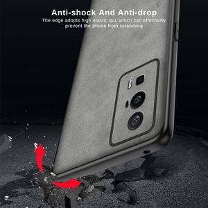 Da Cừu Da Mềm Trường Hợp Đối Với Redmi Lưu Ý 13 11 12 Pro Cộng Với 5G 11S 12S 12C A3 A1 A1 A1 13C Xiaomi 14 Sang Trọng Matte Slim Cover Quay Lại - Product Image 3