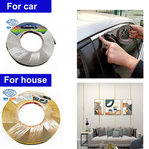 Strisce Cromate da 20mm per Accessori Auto, Decorazione e Protezione per Porte, Finestrini, Carrozzeria e Paraurti - Product Image 2