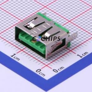 916-361A3094Y40200 USB Connector Through hole Component (THT) Connector Type-A USB 2.0 Female Through Hole - Product Image 1