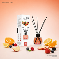 Diffuseur de parfum Loris OEM 120 ml avec logo et emballage personnalisés pour les propriétaires de marques