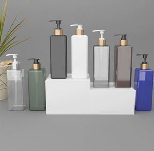 Botella de Aluminio Cuadrada de Alta Gama Personalizada con Cabezal Dosificador para Champú, Gel de Ducha y Acondicionador para el Cabello, para Dispensar Cosméticos - Product Image 5