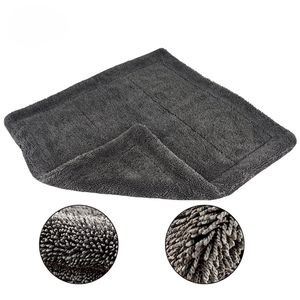 อุปกรณ์ดูแลรักษารถยนต์ ผ้าเทอร์รี่ ผ้าเช็ดทำความสะอาดสีพื้น ผ้าไมโครไฟเบอร์เนื้อนุ่มสำหรับทำความสะอาด ผ้าทำความสะอาดในครัว เครื่องมือทำความสะอาด - Product Image 2