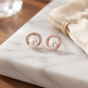 freshwater pearl earrings s925 <b>silver</b> jewelry pearl <b>stud</b> earrings natural pearl jewelry sterling <b>silver</b> jewelry minimalist earri - Product Image 4