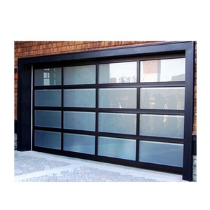 Diseño Sunnysky Nueva puerta de garaje de vidrio automática Puerta de garaje seccional industrial rotura térmica - Product Image 4