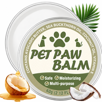 Baume hydratant et apaisant pour les pattes et le nez des chiens, entièrement naturel, sans danger pour la langue, pour les pattes sèches et gercées