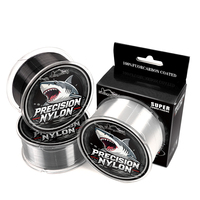 SIIUATION Ligne de pêche en nylon de 200 m, monofilament enduit de fluorocarbone, adaptée à la pêche en ruisseaux et en lacs