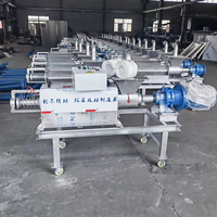 Séparateur solide-liquide humide et sec pour petite ferme, pour fumier de vache, vente chaude, sécheuse à pression pour excréments de porc avec moteur de pompe
