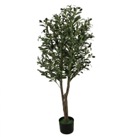 Nordische Partydekoration Künstliche Bäume Gefälschte Stoff-Oliven-Bonsai-Pflanzen für Veranstaltungen Weihnachten Silvester Hochzeit Blumenarrangements