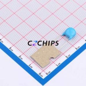 ตัวเก็บประจุแบบปลอดภัย DE6E3KJ222MN3A ชนิด Through hole (THT), ระยะขา P=7.5 มม. 2.2nF 20% 300V/440V X1, Y2 - Product Image 2