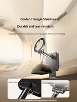 Support de téléphone portable magnétique pliable UGREEN Mini Airplane Holder Stand Desk Travel, rotation à 360 degrés, multifonction, pour iPhone