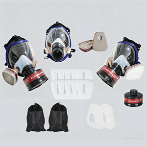 Masque à gaz intégral <span class=keywords><strong>anti</strong></span>-<span class=keywords><strong>odeur</strong></span> haute performance 2026 pour la lutte contre les incendies industriels et l'utilisation agricole de masques à gaz - Product Image 2