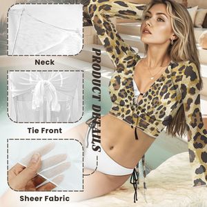 ผ้าคลุมชุดว่ายน้ำคาร์ดิแกนปรับแต่งได้สำหรับชุดว่ายน้ำ - Product Image 4