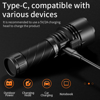 Lampe de poche Focus Y37 Zoom à prix d'usine nouveau modèle 15W torches LED rechargeables lampe de poche USB longue portée