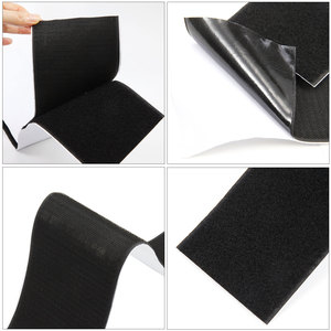 Cinta adhesiva de gancho y bucle de poliéster de nailon de alta calidad, rollo de gancho y bucle de doble cara autoadhesivo adhesivo personalizado - Product Image 5