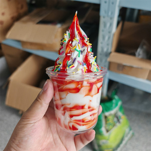 Recommended Supermarket Ice Cream Cheap Delicious Low Calorie Slightly Sweet Snow Chocolate Fluffy 360cm Faux Food Model Display - Product Image 3