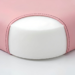 Table de massage portable pliable en bois à 2 sections, lit de beauté et spa, support OEM ODM pour salon, spa, <span class=keywords><strong>tatouage</strong></span>, table pliable rose - Product Image 5