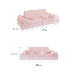 Canapé-lit pliable pour enfants, en flanelle douce, cadeau pour enfants, canapé de jeu pour chambre à coucher, salon, utilisation en extérieur - Product Image 5