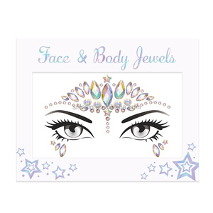 Shinein adhésif pierres précieuses visage bijou autocollant temporaire <span class=keywords><strong>diamant</strong></span> strass visage gemme autocollant pour <span class=keywords><strong>femme</strong></span> acrylique <span class=keywords><strong>tatouage</strong></span> autocollant - Product Image 5