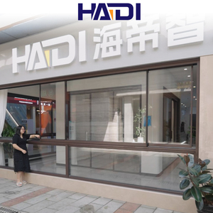 Système de fenêtres coulissantes multi-volets HAIDI, cadre fin, fenêtre panoramique à double <span class=keywords><strong>vitrage</strong></span> en aluminium - Product Image 2