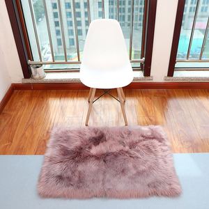 Wholesale Luxury Soft Fluffy Carpet Soft High Pile <b>Faux</b> <b>Fur</b> Rug High Density Plush Sheepskin Rug for Living Room - Product Image 2