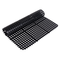 Tapis de sol marin en caoutchouc robuste anti-fatigue, anti-huile et emboîtable pour pont de bateau