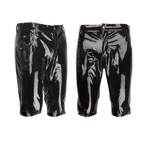 Shorts en PU pour hommes sous-vêtements sexy en cuir verni brillant shorts pour hommes bar discothèque scène spectacle <span class=keywords><strong>tenue</strong></span> pantalon en cuir - Product Image 2