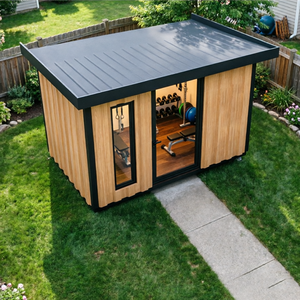 Container Prefabbricato per Palestra, Studio Fitness all'Aperto, Design Modulare, Struttura Isolata, Facile Installazione - Product Image 4