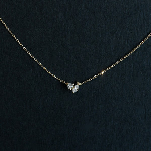 Delicado Collar Gargantilla con Pequeño Dije de <span class=keywords><strong>CZ</strong></span>, Bañado en Oro de 14K y Plata de Ley 925 para Mujer - Product Image 2
