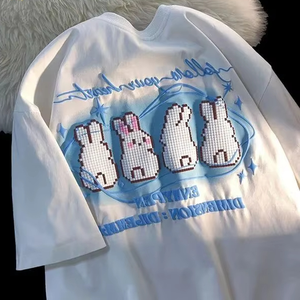 T-shirt personnalisé avec impression 3D en relief, impression de haute qualité, épaules tombantes, t-shirt lourd pour homme, t-shirt uni - Product Image 2