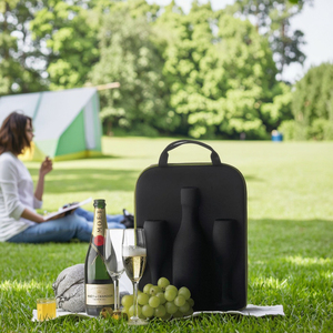 Tùy Chỉnh Eva Bảo Vệ Ly Rượu Vang Mang Hộp Quà Tặng Cho Chai Rượu Vang - Product Image 6