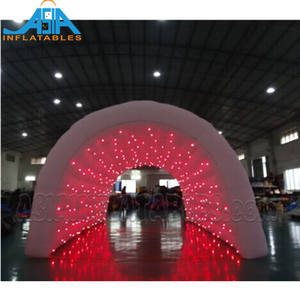 <span class=keywords><strong>Tunnel</strong></span> d'entrée d'événement lumineux gonflable avec lumière LED pour fête - Product Image 1