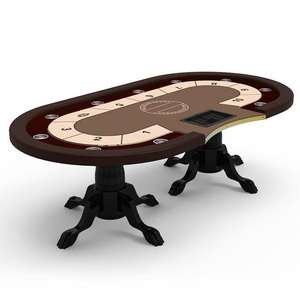 <span class=keywords><strong>Table</strong></span> de poker de luxe YH Leather <span class=keywords><strong>Table</strong></span> De Poker Luxe Infiniti, <span class=keywords><strong>table</strong></span> de jeu avec pieds en bois, <span class=keywords><strong>table</strong></span> de poker Texas Holden - Product Image 2