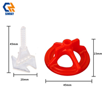 Sinray 100 pièces – Système de nivellement de carreaux – Vente directe usine – Clips et entretoises pour carreaux 1.0/1.5/2.0/3.0mm – Accessoires de carrelage réutilisables pour usage domestique
