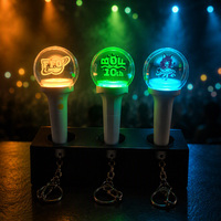 Bâton lumineux LED portable personnalisé en acrylique, boule lumineuse FineGreen avec impression numérique pour concerts, fêtes, promotion