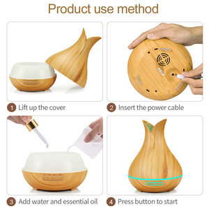 <span class=keywords><strong>Difusor</strong></span> ultrasónico decorativo para el hogar humidificador de aire aromático con Wifi <span class=keywords><strong>difusor</strong></span> de aceites esenciales para Yoga - Product Image 6