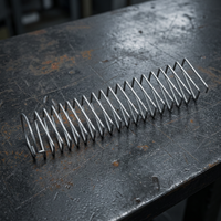 Ressort de compression hélicoïdal sur mesure en acier au carbone à extrémités fermées pour machines industrielles de précision