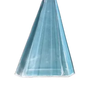 Tuiles transparentes FRP plaques de toiture translucides panneaux ondulés en fibre de verre
