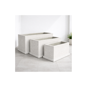 Pots à fleurs en fibre de verre au prix d'usine, plusieurs tailles, pots de jardin personnalisés, fabrication au Vietnam - Product Image 1