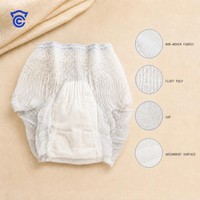 Culottes absorbantes jetables pour femmes, protection nuit, avec bandes adhésives magiques, couche supérieure douce, taille personnalisée, vente en gros