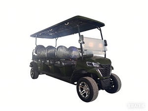 Autobús Turístico Eléctrico de 4 Ruedas y 4 Asientos, Carro de Golf Eléctrico de 32 Km/H para 4 Pasajeros, Confortable para Sentarse - Product Image 6