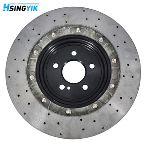 Performances élevées pour kit de disques de frein en céramique carbone pour Mercedes-Benz Classe S E63 S63 <span class=keywords><strong>AMG</strong></span> <span class=keywords><strong>GT</strong></span> S W211 C292 - Garantie 1 an - Product Image 2