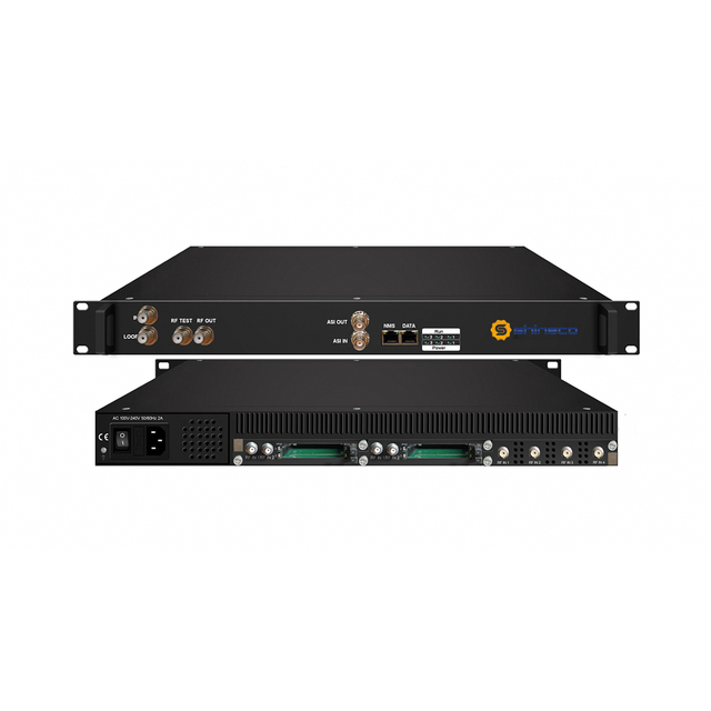 DVB-S/S2/S2X ISDB-T DVB-T2 DVB-C Tuner with CAM To DVB-C DVB-T RF Transmodulator
