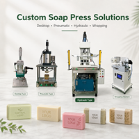 Presse à savon pneumatique de petite taille 12 kg - Haute efficacité pour mini-atelier de fabrication de savon