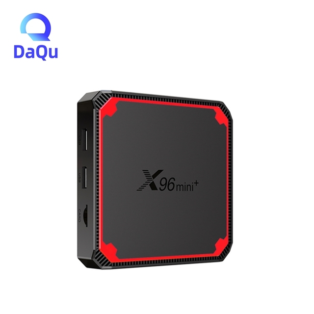New Amlogic S905W4 TV Box X96 Mini Plus 1G 2G RAM Quad Corea Dual Band 5.8G WiFi 4K Android 9.0 Smart TV Set Top Box X96 Mini +